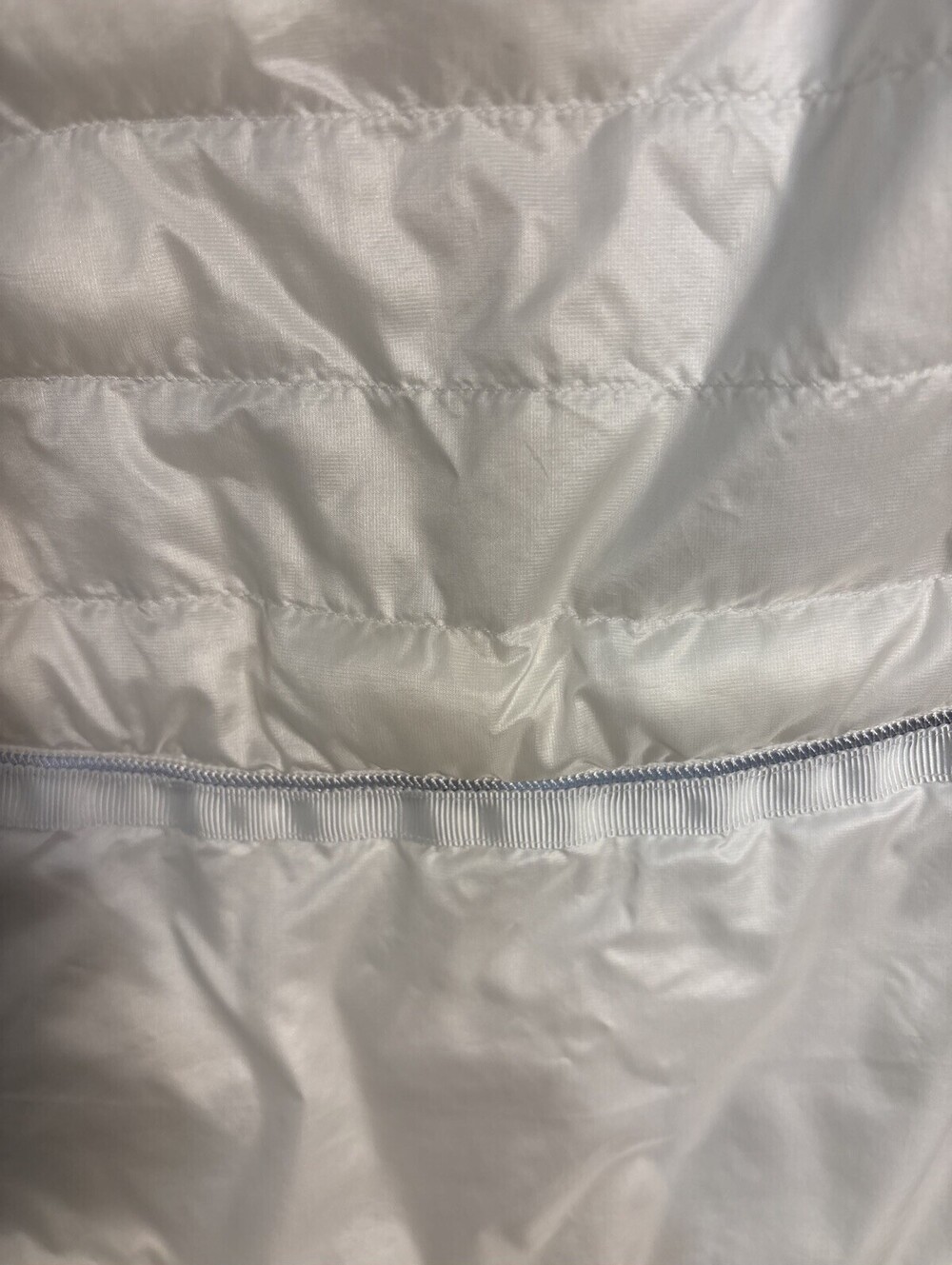 Lululemon Down For A Run Vest II White Goose Down Puffer Vest Size 12 - Picture 8 of 15